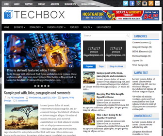TechBox Blogger Template