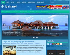 TopTravel Blogger Template