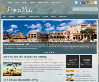 TravelPlus Blogger Template