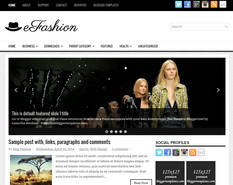 eFashion Blogger Template