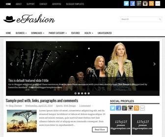 eFashion Blogger Template