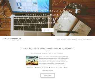 Daily Blogger Template