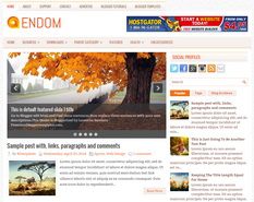 Endom Blogger Template