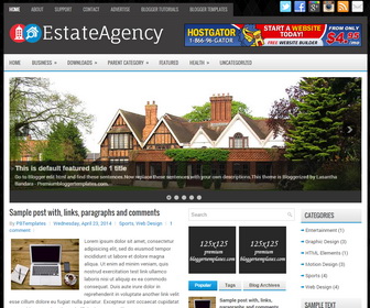 EstateAgency Blogger Template