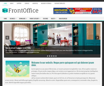 FrontOffice Blogger Template