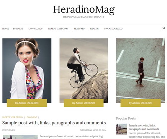 HeradinoMag Blogger Template