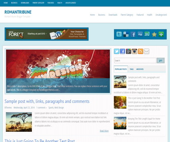 RomanTribune Blogger Template