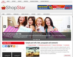 ShopStar Blogger Template