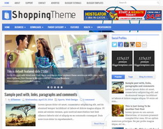 ShoppingTheme Blogger Template