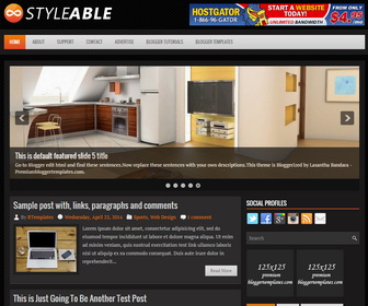 Styleable Blogger Template