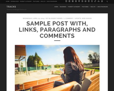 Tracks Blogger Template