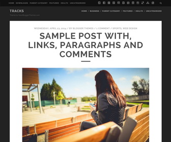 Tracks Blogger Template