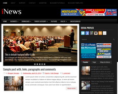 iNews Blogger Template