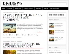 Diginews Blogger Template