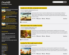 Drochilli Blogger Template