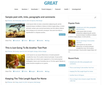 Great Blogger Template