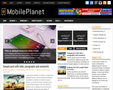 MobilePlanet Blogger Template