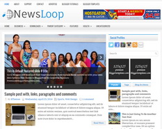 NewsLoop Blogger Template