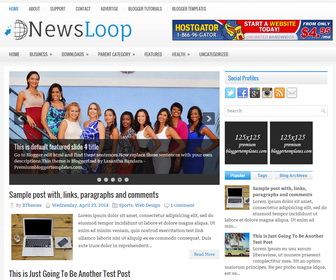 NewsLoop Blogger Template