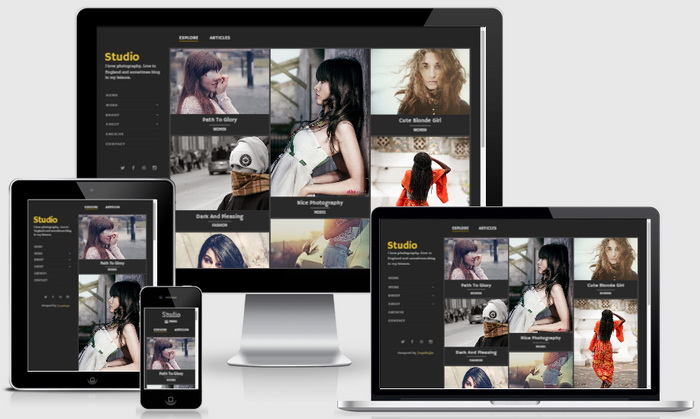 Responsive Studio Blogger Template