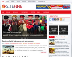 Sitefine Blogger Template