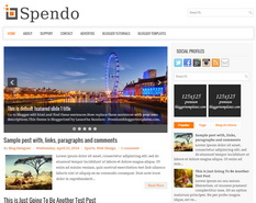 Spendo Blogger Template