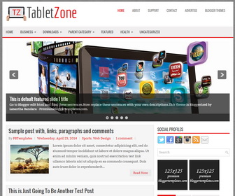 TabletZone Blogger Template