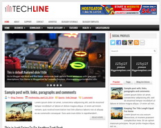 TechLine Blogger Template