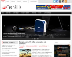 TechZilla Blogger Template