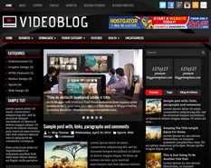 VideoBlog Blogger Template