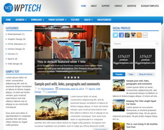 WpTech Blogger Template