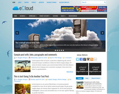 eCloud Blogger Template