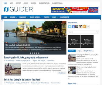 Guider Blogger Template