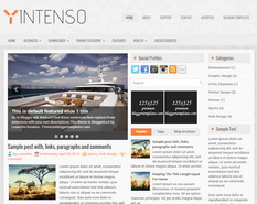 Intenso Blogger Template