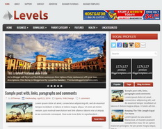 Levels Blogger Template