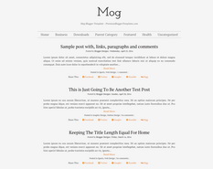 Mog Blogger Template