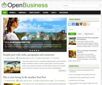 OpenBusiness Blogger Template