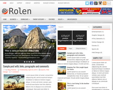 Rolen Blogger Template