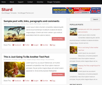 Sturd Blogger Template