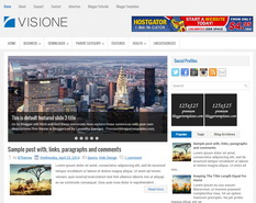 Visione Blogger Template