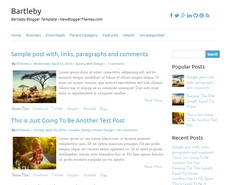 Bartleby Blogger Template