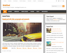 BrickYard Blogger Template
