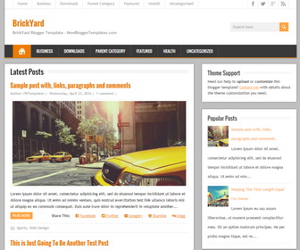 BrickYard Blogger Template