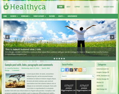 Healthyca Blogger Template