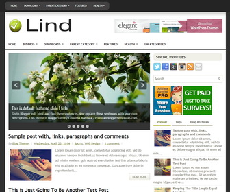 Lind Blogger Template