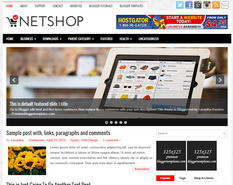 NetShop Blogger Template