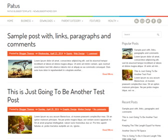 Patus Blogger Template