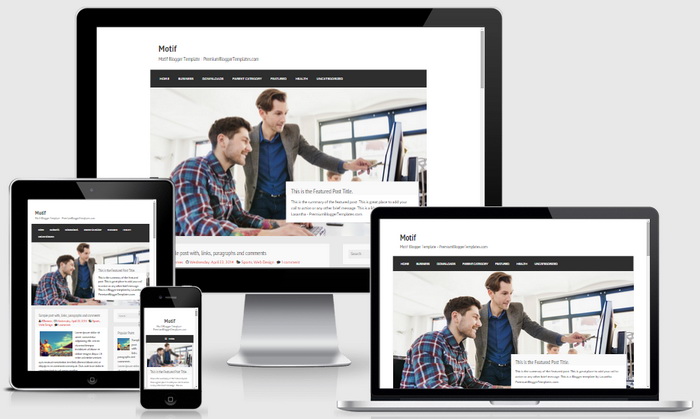 Responsive Motif Blogger Template