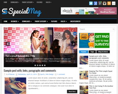 SpecialMag Blogger Template