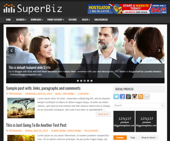 SuperBiz Blogger Template